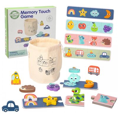 Lean Toys DLA DZIECI UKŁADANKA SENSORYCZNA MEMORY KSZTAŁTY Lean Toys DLA DZIECI UKŁADANKA SENSORYCZNA MEMORY KSZTAŁTY