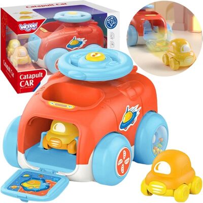 Lean Toys DLA DZIECI WYRZUTNIA SAMOCHODÓW AUTO ZESTAW Lean Toys DLA DZIECI WYRZUTNIA SAMOCHODÓW AUTO ZESTAW
