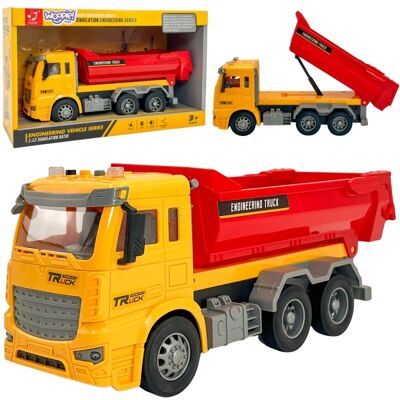 Lean Toys DLA DZIECI WYWROTKA BUDOWLANA EFEKTY ŚWIETLNE DŹWIĘKOWE Lean Toys DLA DZIECI WYWROTKA BUDOWLANA EFEKTY ŚWIETLNE DŹWIĘKOWE