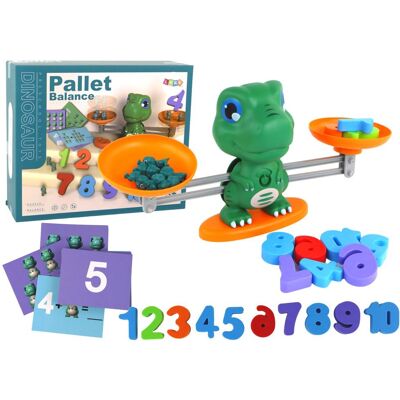 Lean Toys DLA DZIECI ZABAWKA EDUKACYJNA DINOZAUR WAGA Lean Toys DLA DZIECI ZABAWKA EDUKACYJNA DINOZAUR WAGA