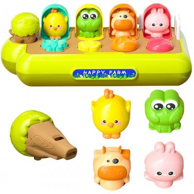 Lean Toys DLA DZIECI ZABAWKA EDUKACYJNA WYSKAKUJĄCE ZWIERZĄTKA Lean Toys DLA DZIECI ZABAWKA EDUKACYJNA WYSKAKUJĄCE ZWIERZĄTKA