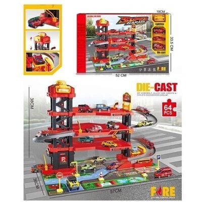 Lean Toys DLA DZIECI ZABAWKA GARAŻ AKCESORIA Lean Toys DLA DZIECI ZABAWKA GARAŻ AKCESORIA