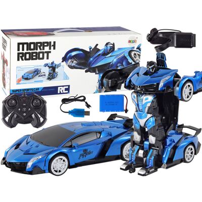 Lean Toys DLA DZIECI ZABAWKOWY 2W1 SAMOCHÓD STEROWANY Lean Toys DLA DZIECI ZABAWKOWY 2W1 SAMOCHÓD STEROWANY
