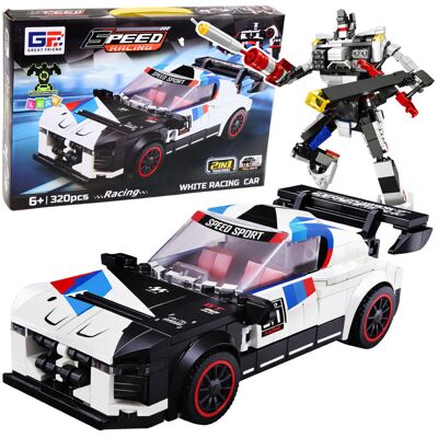 Lean Toys DLA DZIECI ZBUDUJ SPORTOWY SAMOCHÓD KLOCKI Lean Toys DLA DZIECI ZBUDUJ SPORTOWY SAMOCHÓD KLOCKI