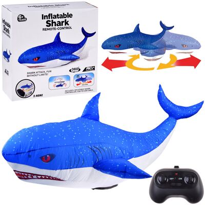 Lean Toys Dla Dzieci Zdalnie Sterowany Duży Dmuchany Rekin Lean Toys Dla Dzieci Zdalnie Sterowany Duży Dmuchany Rekin