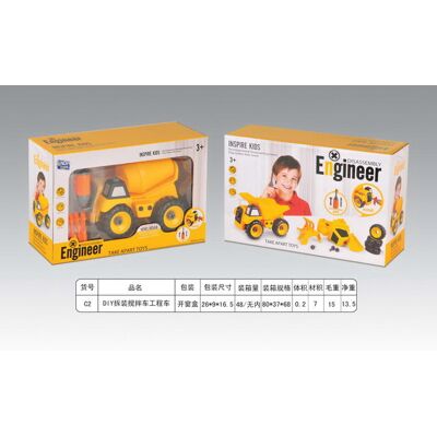 Lean Toys DLA DZIECI ZESTAW BUDOWLANY DO SKRECANIA Lean Toys DLA DZIECI ZESTAW BUDOWLANY DO SKRECANIA
