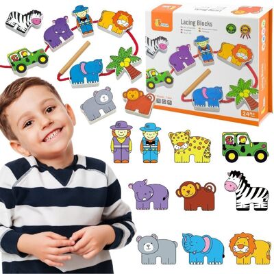 Lean Toys DLA DZIECI ZESTAW EDUKACYJNY KLOCKI Lean Toys DLA DZIECI ZESTAW EDUKACYJNY KLOCKI
