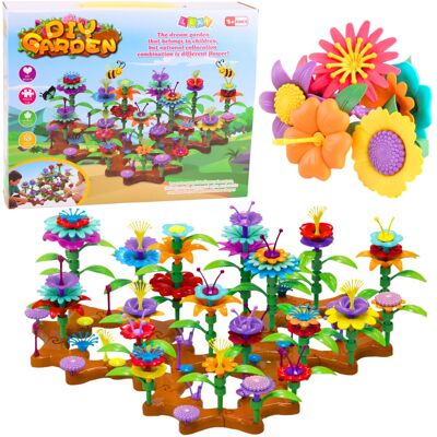 Lean Toys DLA DZIECI ZESTAW KREATYWNY KLOCKI KWIATY Lean Toys DLA DZIECI ZESTAW KREATYWNY KLOCKI KWIATY