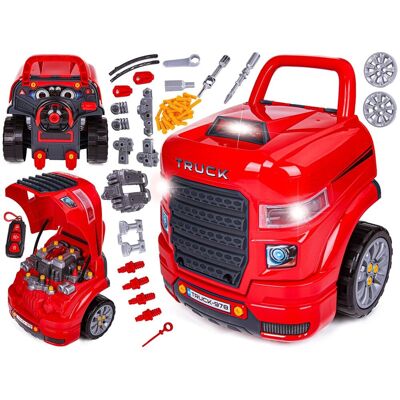Lean Toys DLA DZIECI ZESTAW MECHANIKA SAMOCHÓD DO ROZKRECANIA Lean Toys DLA DZIECI ZESTAW MECHANIKA SAMOCHÓD DO ROZKRECANIA