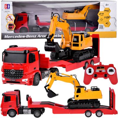 Lean Toys DLA DZIECI ZESTAW NA PILOTA CIĘŻARÓWKA NACZEPA Lean Toys DLA DZIECI ZESTAW NA PILOTA CIĘŻARÓWKA NACZEPA