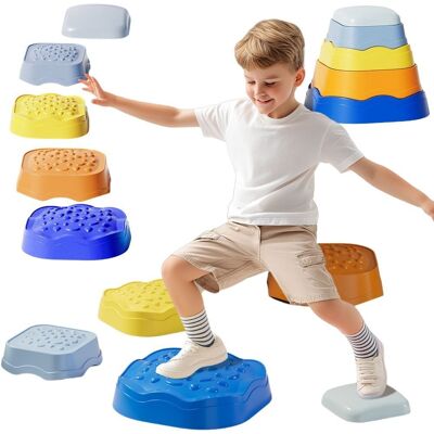 Lean Toys DLA DZIECI ZESTAW TORU KAMIENIE BALANSUJĄCE Lean Toys DLA DZIECI ZESTAW TORU KAMIENIE BALANSUJĄCE