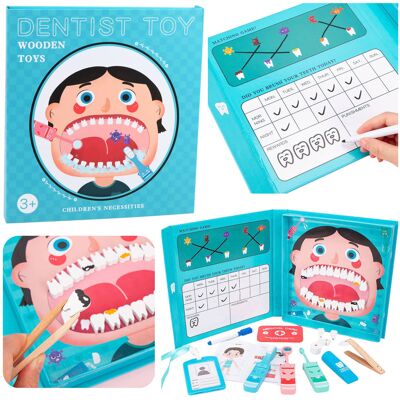 Lean Toys DLA DZIECI ZESTAW ZABAWKA DENTYSTYCZNA Lean Toys DLA DZIECI ZESTAW ZABAWKA DENTYSTYCZNA