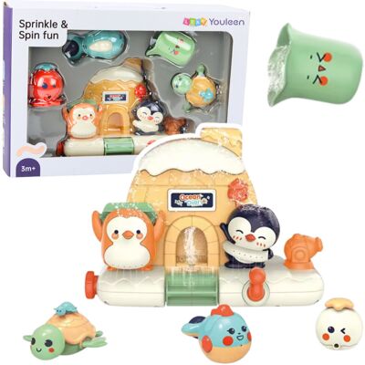 Lean Toys DLA DZIECI ZESTAW ZABAWKA DO KĄPIELI DLA ZWIERZĘTA MORSKIE Lean Toys DLA DZIECI ZESTAW ZABAWKA DO KĄPIELI DLA ZWIERZĘTA MORSKIE