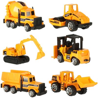 Lean Toys Dla Dziei Zestaw Samochód Maszyny Budowlane 6 Szt Lean Toys Dla Dziei Zestaw Samochód Maszyny Budowlane 6 Szt