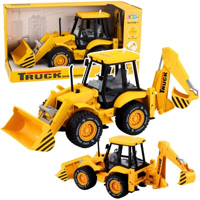 Lean Toys DLA DZIEIC KOPARKA BUDOWLANA Z DŹWIĘKAMI I ŚWIATŁAMI Lean Toys DLA DZIEIC KOPARKA BUDOWLANA Z DŹWIĘKAMI I ŚWIATŁAMI