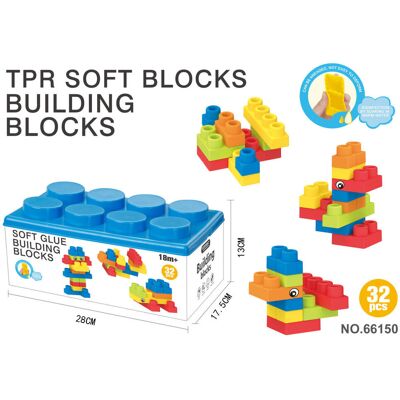 Lean Toys DLA MALUCHÓW ZABAWNY ZESTAW KLOCKÓW Lean Toys DLA MALUCHÓW ZABAWNY ZESTAW KLOCKÓW
