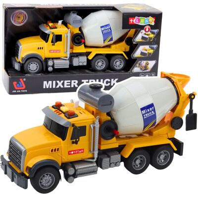 Lean Toys DLA NAJMŁODSZYCH BETONIARKA OBROTOWY BĘBEN ŚWIATŁA DŹWIĘKI Lean Toys DLA NAJMŁODSZYCH BETONIARKA OBROTOWY BĘBEN ŚWIATŁA DŹWIĘKI