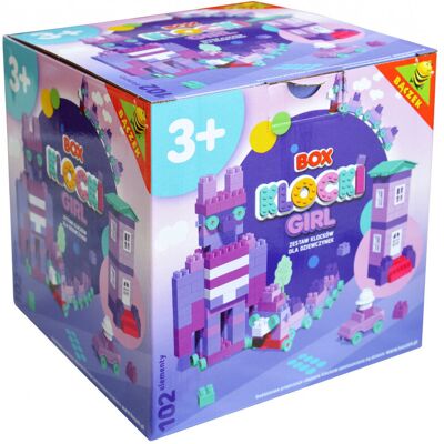 Lean Toys DLA NAJMŁODSZYCH KLOCKI W PUDEŁKU Lean Toys DLA NAJMŁODSZYCH KLOCKI W PUDEŁKU