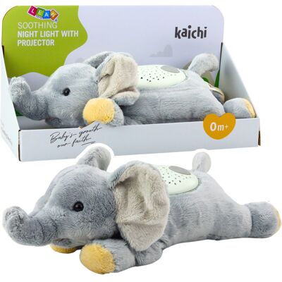 Lean Toys DLA NAJMŁODSZYCH SŁONIK PLUSZOWY PRZYTULANKA DŹWIĘKI SZUM Lean Toys DLA NAJMŁODSZYCH SŁONIK PLUSZOWY PRZYTULANKA DŹWIĘKI SZUM