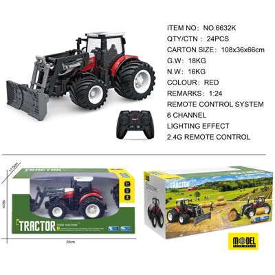 Lean Toys DLA NAJMŁODSZYCH TRAKTOR STEROWANY PILOT Lean Toys DLA NAJMŁODSZYCH TRAKTOR STEROWANY PILOT