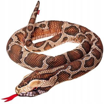 Beppe Długi Pluszowy Wąż Pyton Birmański 180 Cm Pluszak Maskotka Beppe Długi Pluszowy Wąż Pyton Birmański 180 Cm Pluszak Maskotka