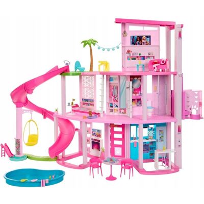 Domek dla Lalek Barbie Mattel DreamHouse Duży 114 cm Akcesoria Zestaw Domek dla Lalek Barbie Mattel DreamHouse Duży 114 cm Akcesoria Zestaw