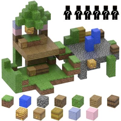 Inny producent Dream World Zestaw Minecraft Klocki Magnetyczne Ule 216 el. XJB064 Inny producent Dream World Zestaw Minecraft Klocki Magnetyczne Ule 216 el. XJB064