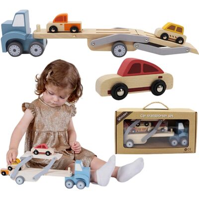 Inna producent Drewniana Pietrowa Laweta Auto Ruchoma Rampa Auta Inna producent Drewniana Pietrowa Laweta Auto Ruchoma Rampa Auta