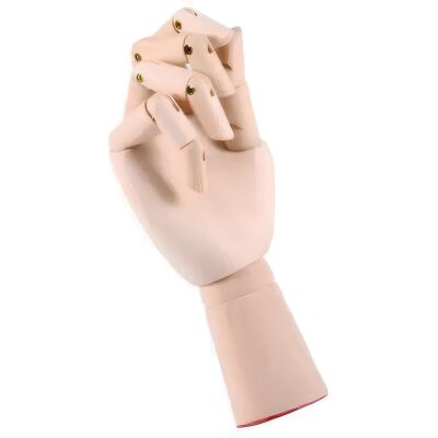 Inny producent Drewniana ręka manekina 25 cm lewa ręka do rysowania artystyczna RESTEQ Inny producent Drewniana ręka manekina 25 cm lewa ręka do rysowania artystyczna RESTEQ