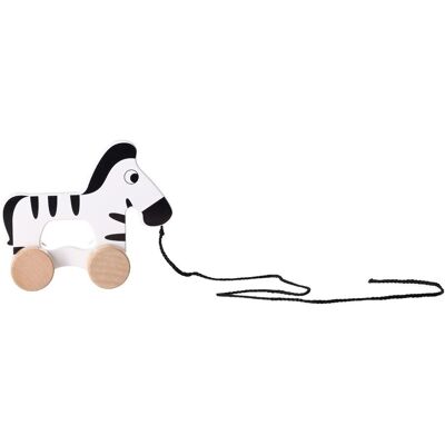 HEDO Drewniana Zebra Do Ciągnięcia Na Sznurku HEDO Drewniana Zebra Do Ciągnięcia Na Sznurku