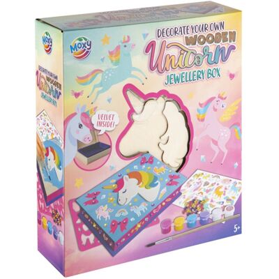 Creative Drewniane pudełko na biżuterię DIY Jednoroże 200050 Creative Drewniane pudełko na biżuterię DIY Jednoroże 200050