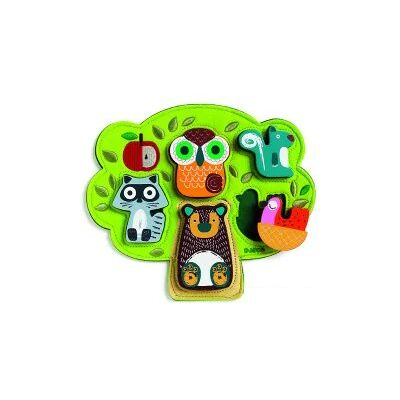 Puzzle drewniane i filcowe Oski Djeco - Puzzle - Djeco Puzzle drewniane i filcowe Oski Djeco - Puzzle - Djeco
