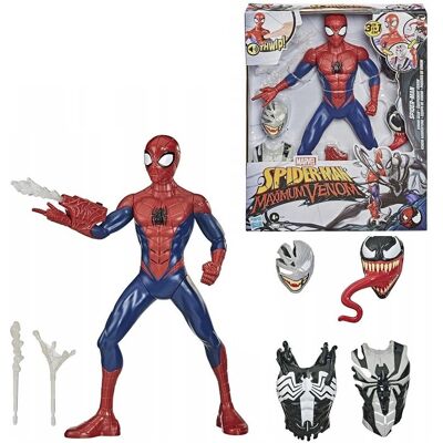 Hasbro Duża Figurka Spiderman Venom Dźwięk Akcesoria E7493 Hasbro Duża Figurka Spiderman Venom Dźwięk Akcesoria E7493