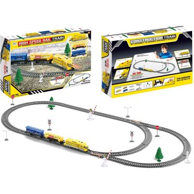 Import LEANToys Duża Kolejka Elektryczna Pociąg Tory Wagony Światło Import LEANToys Duża Kolejka Elektryczna Pociąg Tory Wagony Światło