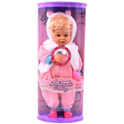Midex Duża Lalka Księżniczka 50Cm Jak Żywa Blond Włosy Śmieje Się Midex Duża Lalka Księżniczka 50Cm Jak Żywa Blond Włosy Śmieje Się