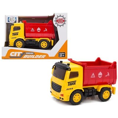 Lean Toys DUŻA WYWROTKA Z NAPĘDEM ŚWIATŁĄ DŻWIEKI Lean Toys DUŻA WYWROTKA Z NAPĘDEM ŚWIATŁĄ DŻWIEKI