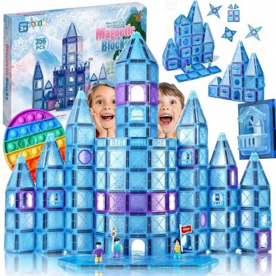 inna (Inny) DUŻE KLOCKI MAGNETYCZNE 3D KONSTRUKCYJNE ZESTAW 2XXL Magnetic Tiles 357 el. inna (Inny) DUŻE KLOCKI MAGNETYCZNE 3D KONSTRUKCYJNE ZESTAW 2XXL Magnetic Tiles 357 el.