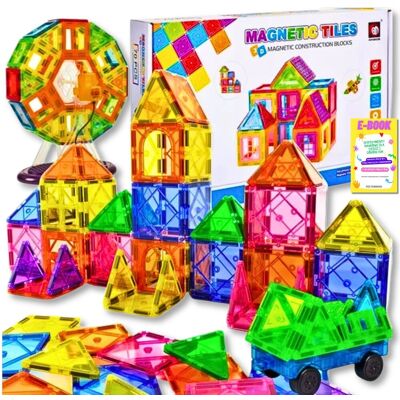 Pltb Duże Klocki Magnetyczne Konstrukcyjne 3D Magnetic Dla Dzieci 70El Panele Konstrukcyjne Klocki Prezent + Ebook Pltb Duże Klocki Magnetyczne Konstrukcyjne 3D Magnetic Dla Dzieci 70El Panele Konstrukcyjne Klocki Prezent + Ebook