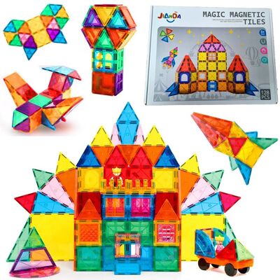 Blocks Duże Klocki Magnetyczne Panele Konstrukcyjne 3D Edukacyjne Grube Silne Magnesy 128el Blocks Duże Klocki Magnetyczne Panele Konstrukcyjne 3D Edukacyjne Grube Silne Magnesy 128el