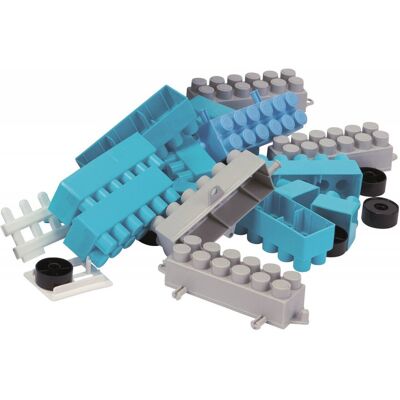 Lean Toys DUŻE KLOCKI W POJEMNIKU MAŁYM PASTELOWE DLA DZIECI Lean Toys DUŻE KLOCKI W POJEMNIKU MAŁYM PASTELOWE DLA DZIECI