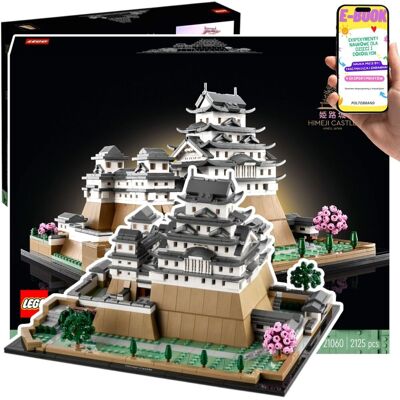 DUŻE LEGO® ARCHITECTURE Zamek Himeji • Ikona Japonii z detalami wieżyczek i ogrodów wiśniowych (21060) Lego Dla Kobiety Mężczyzny Dla Niej Niego + E.. DUŻE LEGO® ARCHITECTURE Zamek Himeji • Ikona Japonii z detalami wieżyczek i ogrodów wiśniowych (21060) Lego Dla Kobiety Mężczyzny Dla Niej Niego + E..