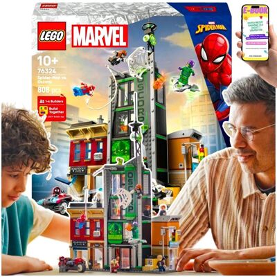 DUŻE LEGO DLA CHŁOPCA MARVEL SPIDER-MAN i OSCORP Mega ZESTAW z 8 minifigurkami (76324) Lego Prezent Dla Dzieci i Dorosłych + EBOOK DUŻE LEGO DLA CHŁOPCA MARVEL SPIDER-MAN i OSCORP Mega ZESTAW z 8 minifigurkami (76324) Lego Prezent Dla Dzieci i Dorosłych + EBOOK