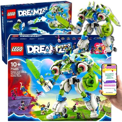 DUŻE LEGO® DREAMZzz MECH-RYCERZ Mateo i Z-BLOB (71485) 3 modele w 1 zestawie Lego Dla Chłopca Wnuczka Syna + EBOOK DUŻE LEGO® DREAMZzz MECH-RYCERZ Mateo i Z-BLOB (71485) 3 modele w 1 zestawie Lego Dla Chłopca Wnuczka Syna + EBOOK