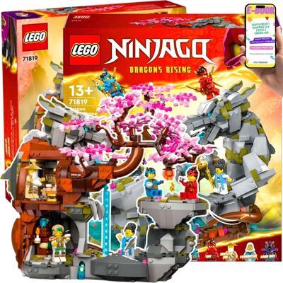 DUŻE LEGO® NINJAGO Świątynia Smoczego Kamienia • zestaw ninja z minifigurkami (71819) epickie bitwy i przygody Lego Dla Chłopca Na Urodziny + EBOOK DUŻE LEGO® NINJAGO Świątynia Smoczego Kamienia • zestaw ninja z minifigurkami (71819) epickie bitwy i przygody Lego Dla Chłopca Na Urodziny + EBOOK