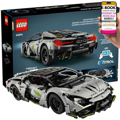 DUŻE LEGO PREZENT DLA DZIECKA 10+ LEGO Technic Lamborghini Revuelto (42214) • Super Samochód RC z aplikacją i światłami LED Lego Na Święta Urodzin.. DUŻE LEGO PREZENT DLA DZIECKA 10+ LEGO Technic Lamborghini Revuelto (42214) • Super Samochód RC z aplikacją i światłami LED Lego Na Święta Urodzin..