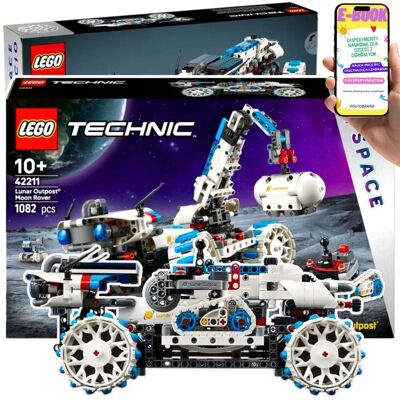 DUŻE LEGO Technic Kosmiczny Łazik Księżycowy Lunar Outpost (42211) PREZENT DLA CHŁOPCA 10 11 12 13 14 15 Latka + EBOOK DUŻE LEGO Technic Kosmiczny Łazik Księżycowy Lunar Outpost (42211) PREZENT DLA CHŁOPCA 10 11 12 13 14 15 Latka + EBOOK