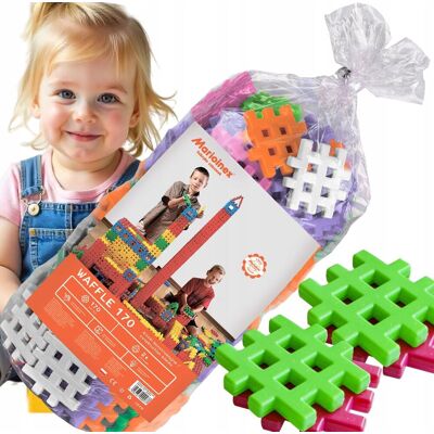 Marioinex Fabryka Zabawek Duże Wafle Klocki Konstrukcyjne Marioinex Wafle 170El Dzieci 2+ Insta Kolor Marioinex Fabryka Zabawek Duże Wafle Klocki Konstrukcyjne Marioinex Wafle 170El Dzieci 2+ Insta Kolor