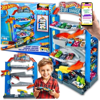 Duży Hot Wheels Garaż 4 Poziomowy Zestaw Z Windą Autko Prezent Dla Chłopca + Ebook Duży Hot Wheels Garaż 4 Poziomowy Zestaw Z Windą Autko Prezent Dla Chłopca + Ebook