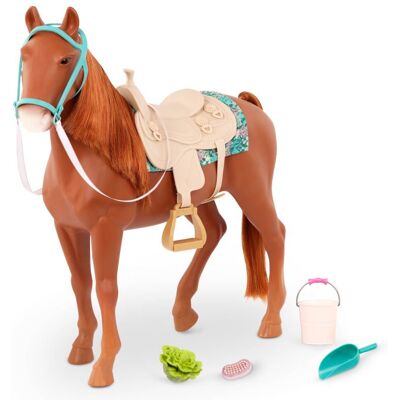 OurGeneration Duży Koń dla lalki American Saddlebred z akcesoriami do czesania i stylizacji 50cm Our Generation OurGeneration Duży Koń dla lalki American Saddlebred z akcesoriami do czesania i stylizacji 50cm Our Generation