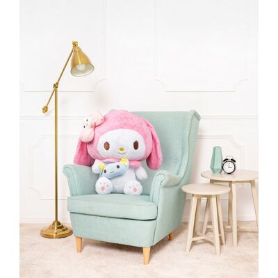 Miś Gustaw DUŻY MIŚ PLUSZOWY BAJKA HELLO KITTY MY MELODY TOREBKA Z KRÓLIKIEM - 80CM Miś Gustaw DUŻY MIŚ PLUSZOWY BAJKA HELLO KITTY MY MELODY TOREBKA Z KRÓLIKIEM - 80CM